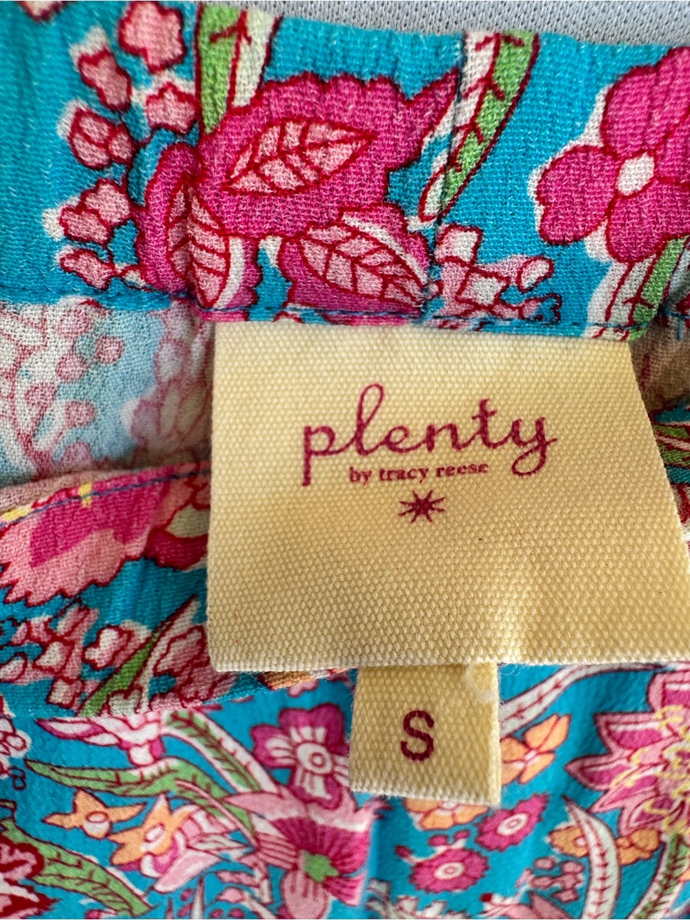 Plenty by Tracy Reese Floral Tiered Midi Skirt in Blue & Pink - Picture 2 of 10